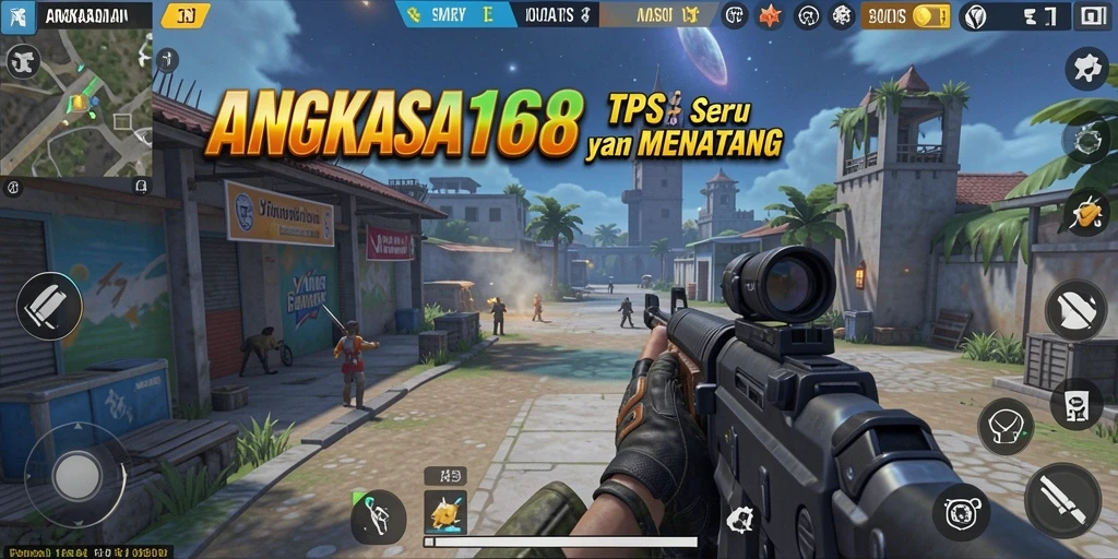 Tampilan gameplay menarik dari ANGKASA168 dengan aksi seru dan strategi.