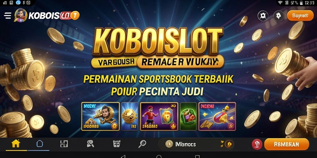 Tampilan gameplay KOBOISLOT yang menarik dan interaktif.