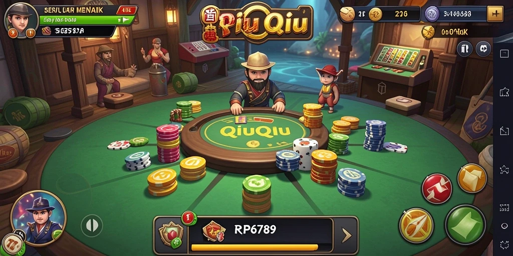 Screenshot utama RP6789 yang menampilkan gameplay QiuQiu yang menarik.