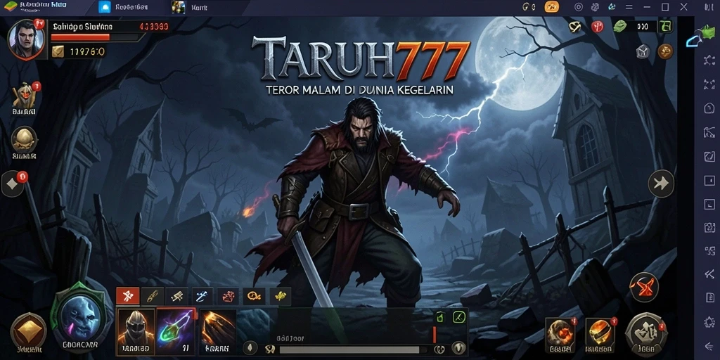 TARUH777: Gameplay menyeramkan di kegelapan.